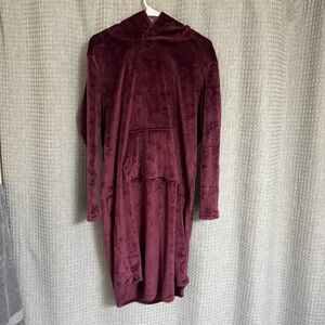 Fleece Snuggie hoodie blanket